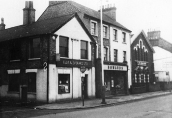 The former Primitive Methodist Church about 1960